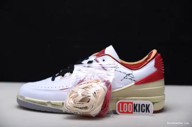 DJ4375-106 Low 2 SP White Red Jordan Off-White Retro 0602